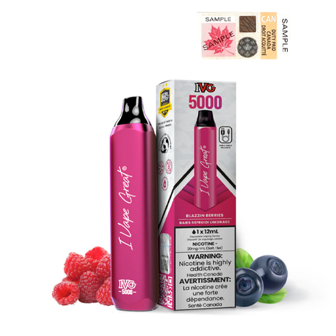 IVG 5000 Disposable - Blazin Berries