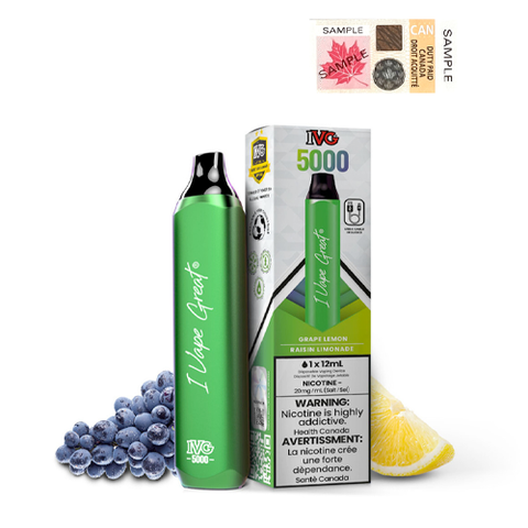 IVG 5000 Disposable - Grape Lemon