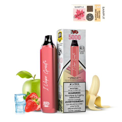 IVG 5000 Disposable - Strawberry Apple Banana Ice