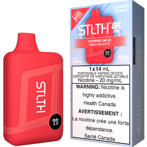 STLTH 8K PRO DISPOSABLE Strawberry Lime