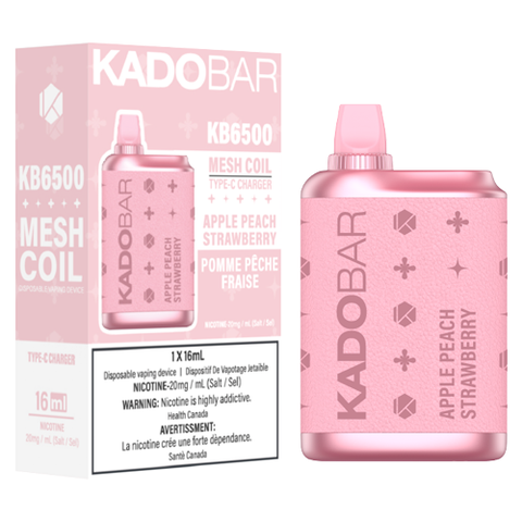 KADOBAR 6500 DISPOSABLE- Apple Peach Strawberry
