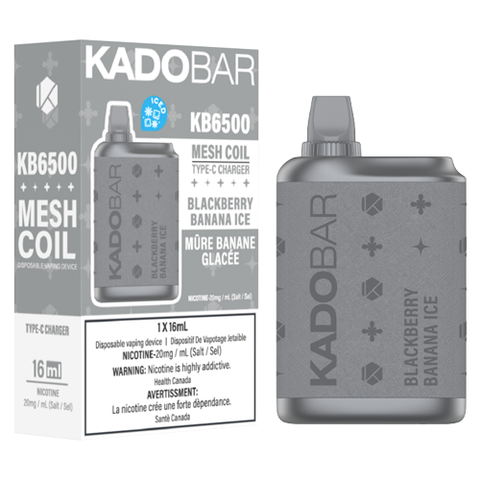 KADOBAR 6500 DISPOSABLE- Banana Blackberry Ice