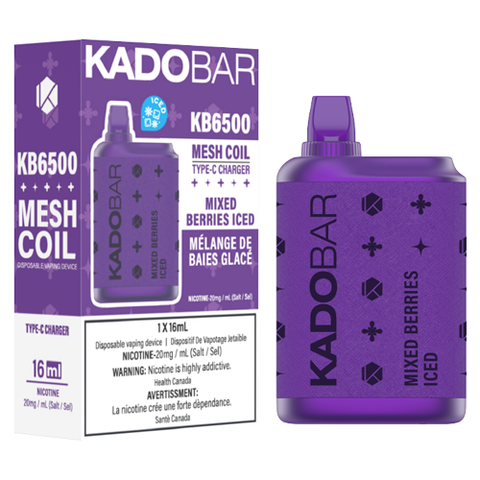 KADOBAR 6500 DISPOSABLE- Mixed Berries Iced